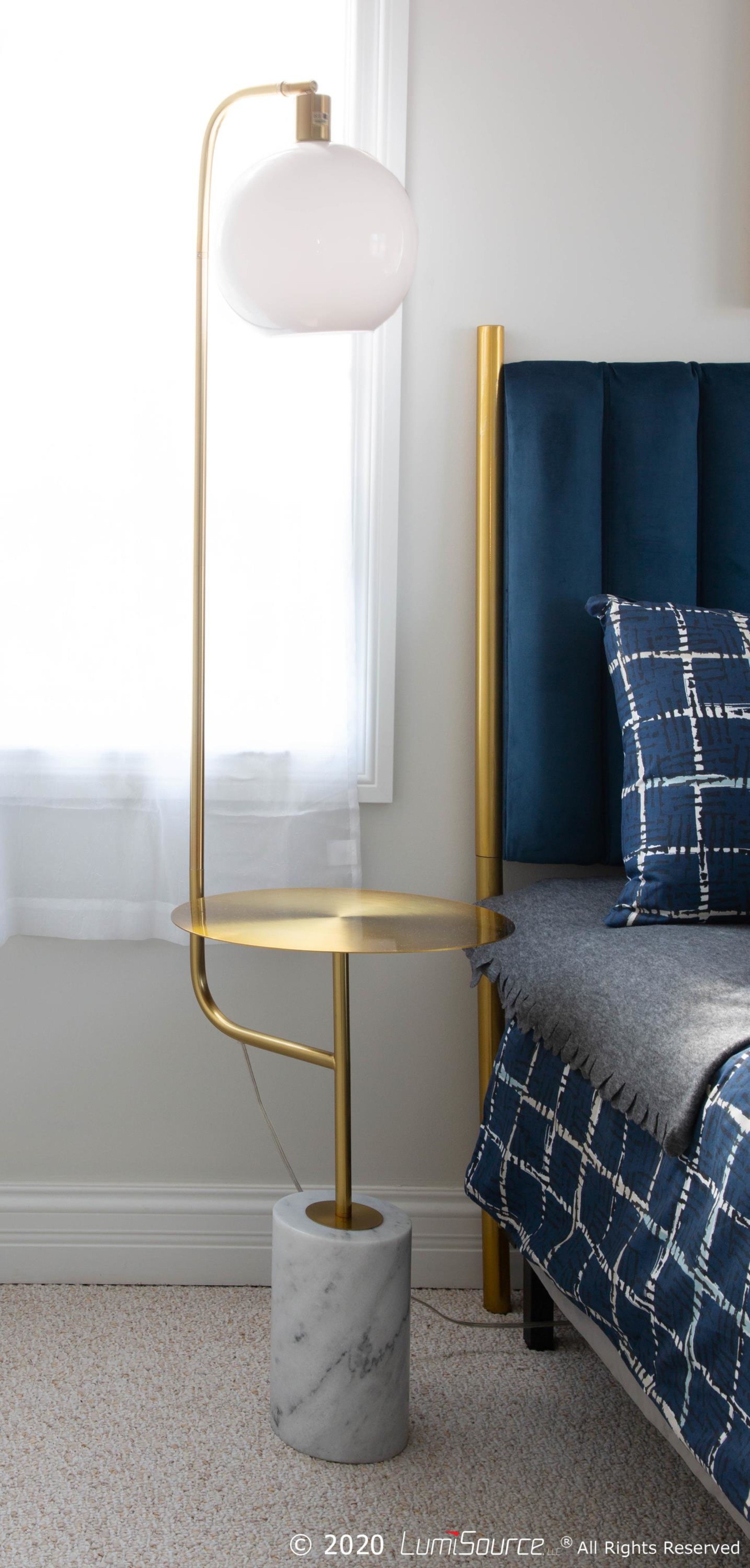 Symbol Floor Lamp With Side Table